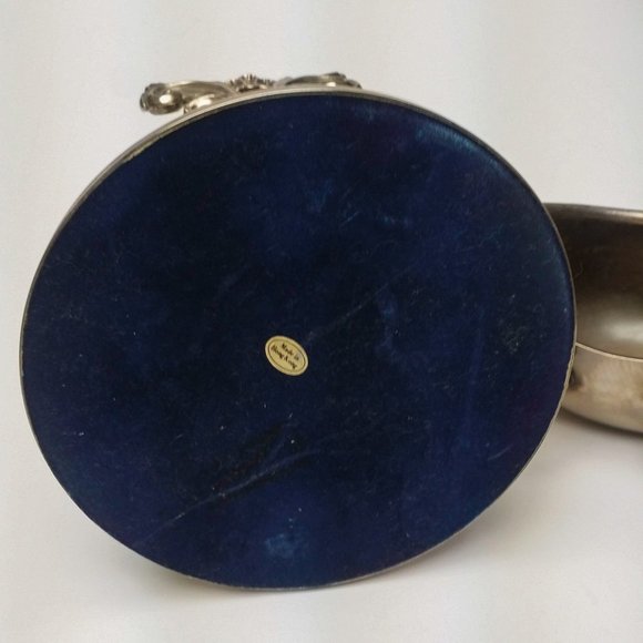 Vintage F.B. ROGERS  Silver plate Sauce / Gravy Boat w Candle Warmer - Picture 6 of 6